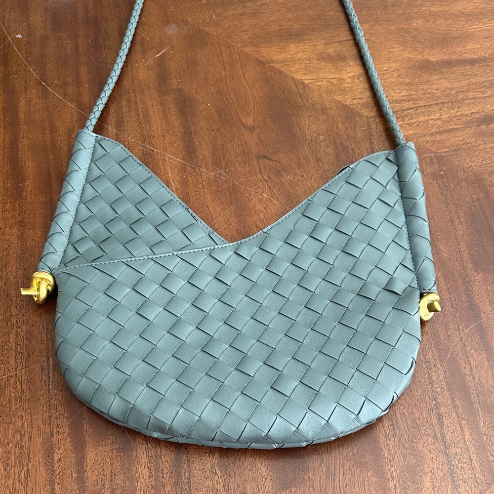 NWT Tiffany & Fred Paris Woven Leather Hobo Shoulder Bag - Picture 3 of 6